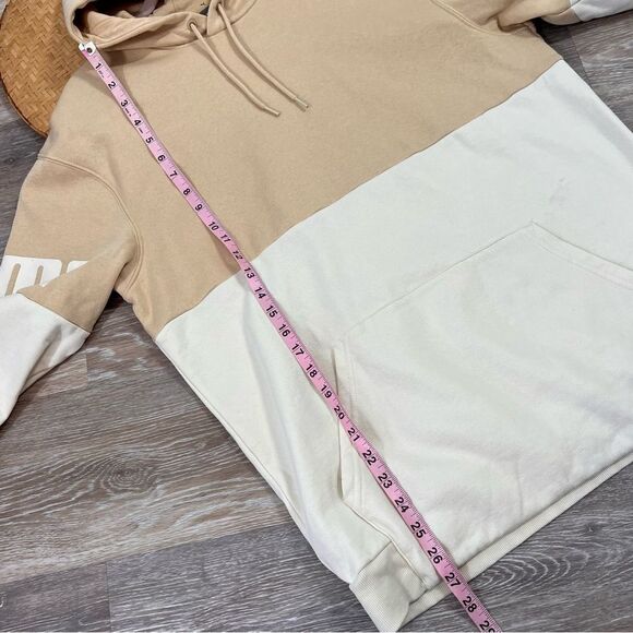 Puma cream & camel colorblock hoodie - Picture 5 of 6